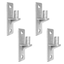 Heavy Duty Wall Mount Gate Hinges for Chain Link Wood Fence - 4 Pack