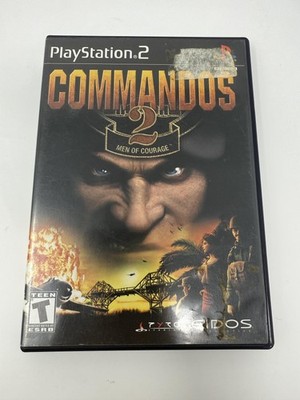 Commandos 2 Men Of Courage Sony PlayStation 2 PS2 Video Game Complete CIB