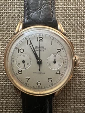 DELBANA Chronographe 17 Rubis Venus Swiss Made Watch