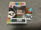 Lot of 2 Funko POP Teen Titans Go CYBORG 110 & ROBIN 107 Original Vinyl Figure