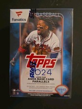 2024 Topps Fanatics Series 1 Baseball 108 Card Blaster Box (Aqua Base Parallels)
