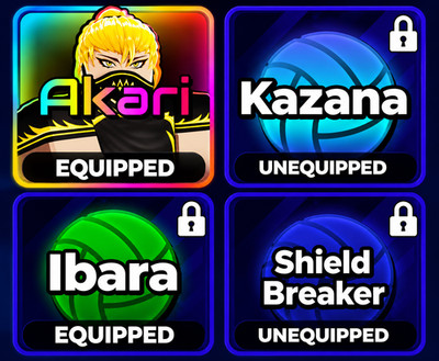 Akari, Kazana, Ibara | Shield Breaker Ability | Volleyball Legends #B42