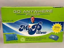 New My Pillow Travel Go Anywhere Pillow 12" x 18" As Seen On TV Small