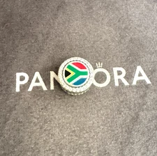 Pandora South Africa Flag Exclusive Charm S925 Sterling Silver