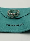 Tiffany & Co. Paloma Picasso Sterling Silver Vintage Loving Heart Ring Size 9