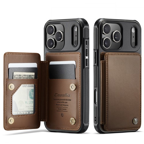 CaseMe Retro Leder Geldbeutel Tasche Back Cover Hülle für iPhone 15 16 17 ProMax - Bild 2 von 29