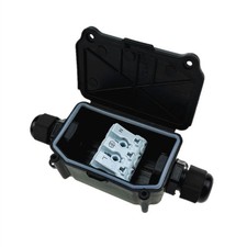 IP66 Waterproof Junction Box with 3-bit Terminal, 24A, 450V, 4-8mm Cable