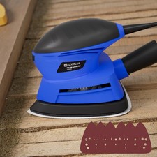 PRO. Electric Sander Sanding Machine For Wood Wall Power Tool W/ Sanding Sheets