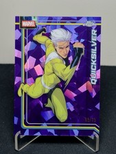 2026 Topps Chrome Marvel Sapphire Purple /75 Quicksilver #93 X-Men