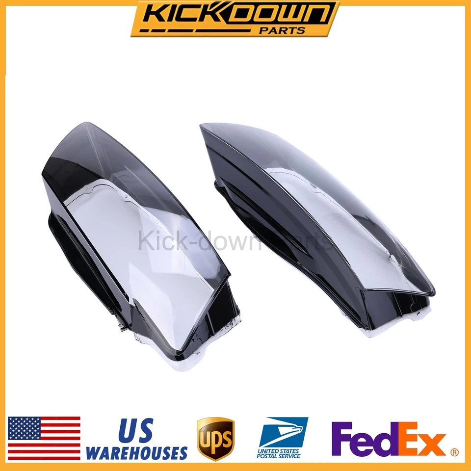 2x Left+Right Side Headlamp Headlight Lens Covers For 2008-2012 Audi A5 S5 RS5 - Изображение 2 из 4