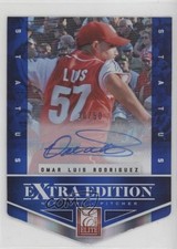 2012 Elite Extra Edition 30/50 Omar Luis Rodriguez #76 Auto rp9