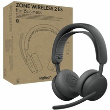 Logitech Zone Wireless 2 ES for Business - Noise-Canceling Wireless Headset with