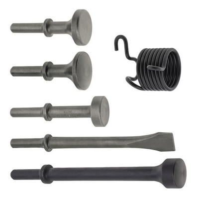 Ipetboom Pneumatic Air Hammer Bit Set – Curved Smoothing Chisel, Metal, For Automotive, Industrial & Tire Repair, 8.5x3.4x3.4cm, Black