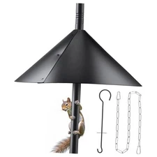 16 Inch Squirrel Baffle for Bird Feeder Pole Hang & Pole Mounted, Bird Feeder 