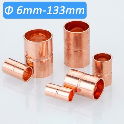 Kupfer Lötfittinge Muffe 6mm-133mm Lötfitting Löt Fitting Kupferfitting Gerade