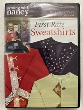 Sewing With Nancy: First Rate Sweatshirts (DVD, 2006)  Nancy Zieman NEW SEALED