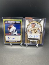 Brandon Woodruff 2018 Donruss Signature Series Gold /10 RC AUTO & Tier One AUTO