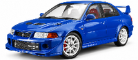 Mitsubishi Lancer Evolution VI GSR T.M.E Makinen Blue 1/18 - M84301 Motorhelix
