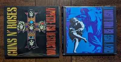 Guns N Roses Appetite For Destruction Deluxe edition & Use Your Illusion II CDs