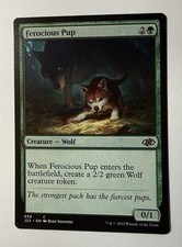 Ferocious Pup 659 J22 Jumpstart 2022 Magic The Gathering casi nuevo