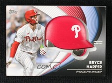 2022 Topps Series 2 Batting Helmet Commemorative Relics Bryce Harper #BH-BH 6ts