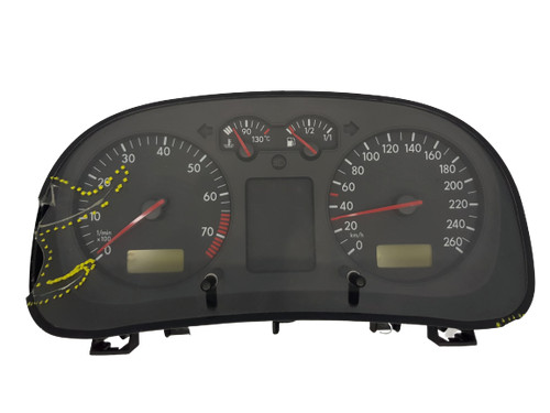 Tacho Kombiinstrument Golf MK4 Bora 1J0920801B 0263618005 20696