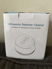 Ultrasonic Retainer Cleaner Machine 45kHz Retainer Cleaning 200ML Dental Cleaner