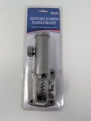 Annin 1'', Cast Aluminum Multi-Position Flag Pole Bracket adjust from 0 to 90*.