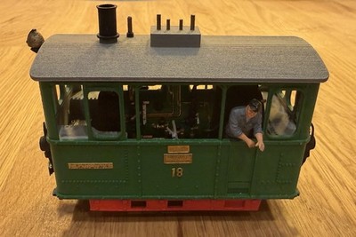 Spur 0e Kasten-Dampflok Einzelstück auf Magic Train Fahrwerk hochdetailliert