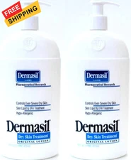 Dermasil Dry Skin Treatment, Original Lotion - 14.5 Oz (Pack of 2) 