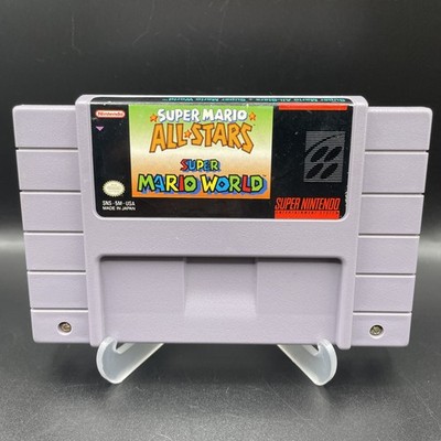 Super Mario All-Stars + Super Mario World (Super Nintendo/SNES) Excellent Tested