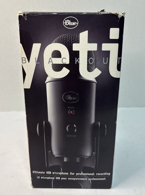 Blue Yeti Ultimate USB Microphone For Professional Recording - Blackout Edition