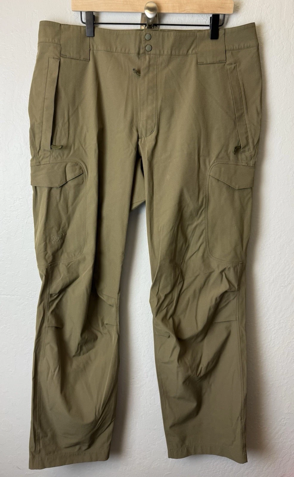 Arcteryx Combat Pants Men’s Size XL Crocodile Green Nylon Spandex Hiking Outdoor