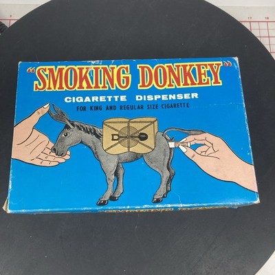 Smoking Mule Donkey Cigarette Dispenser Box Novelty Southwestern  Collectable 748