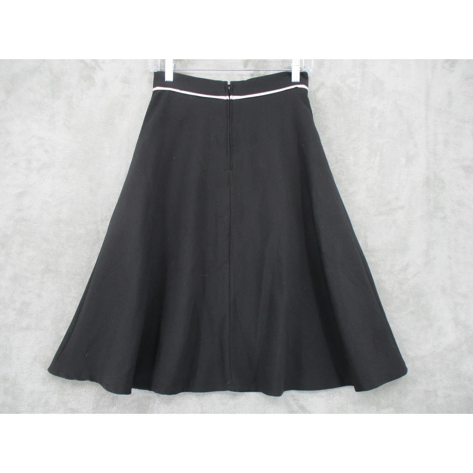 ModCloth Skirt Womens Small Midi Colorblock Retro Office Career Preppy Modest - Image 2 of 4