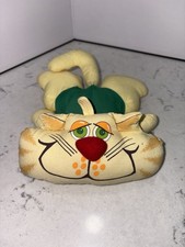 Vintage Russ Berrie Arthur Let's Cuddle Cat Bean Bag Plush Stuffed Kitty