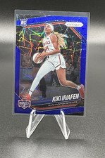 2025 Panini Prizm WNBA Kiki Iriafen Blue Velocity Prizm Rookie