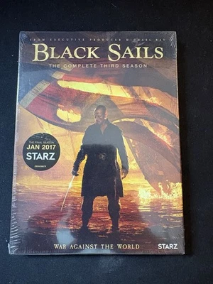 BLACK SAILS: The Complete Third Season 3 (3-Disc Starz DVD Boxed Set, 2016)-NEW - Image 1 of 2