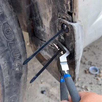 Universal Auto Kabelbinder Schnalle Nylon Befestigung Clip Kotflügel Liner Kofferraum Befestigung UK