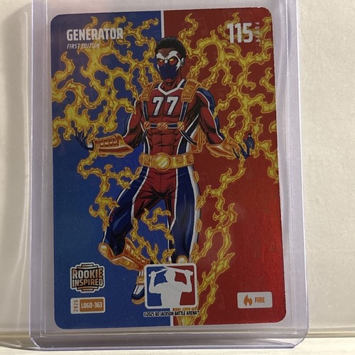 VJ Edgecombe Generator 2026 Bo Jackson Battle Arena Logo Foil Fire SP 76ers