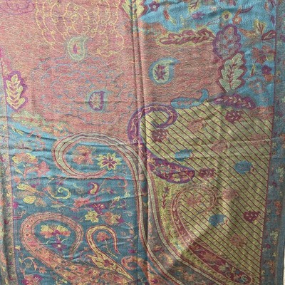 Real 100% Pashmina Women s Shawl 26  x 68  Pastel Color Excellent Quality