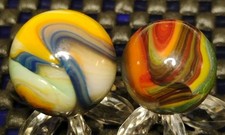 .72"-.65" D.A.S. MARBLES LOT X2