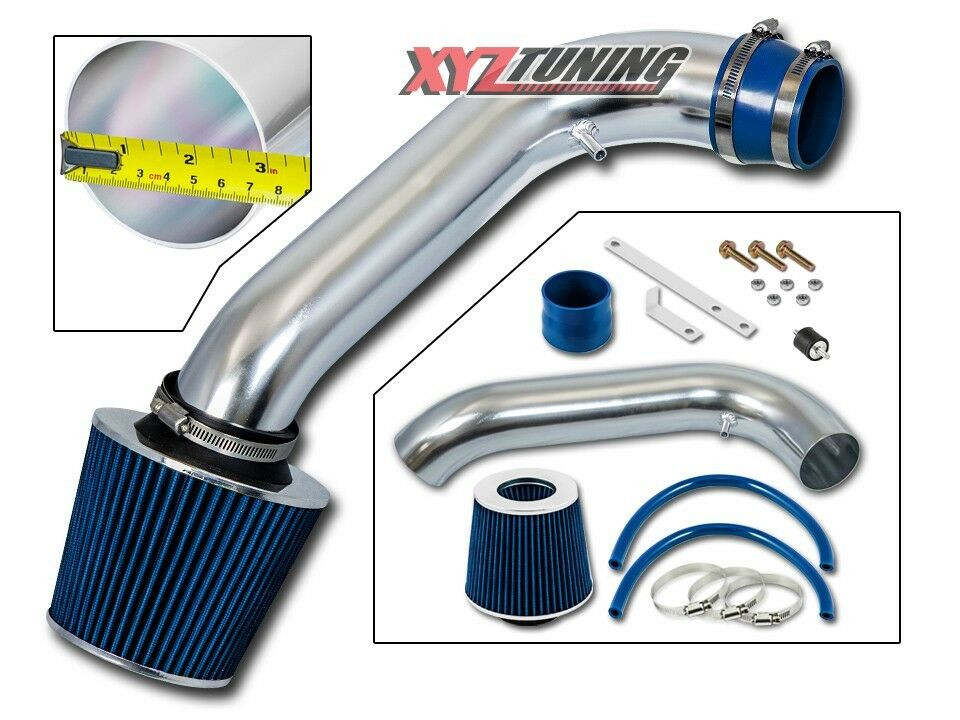 3" BLUE Short Ram Air Intake Kit + Filter For 94-01 Integra GSR/Type R 1.8L L4