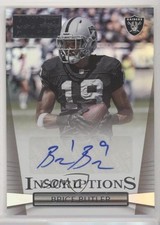 2014 Panini Hot Rookies Inscriptions Brice Butler #I-BB Auto 6bc