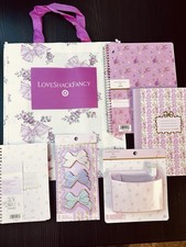 LoveShackFancy x Yoobi TOTE LOCKER BUNDLE Notebook Planner Magnetic Bows Book
