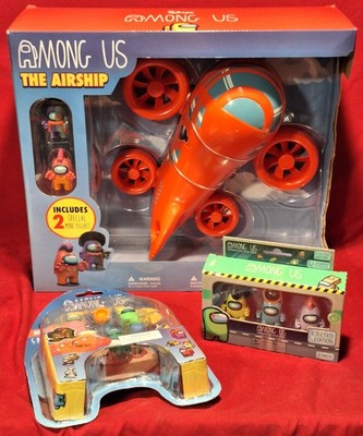 LOT Among Us Airship Playset + Series 2 / Ejected Edition Figure Sets Walmart