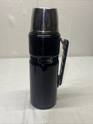 Thermos Midnight Blue - 40 Oz- Stainless Steel Double Wall Beverage Bottle & Cup