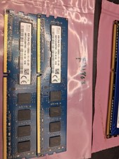 SK hynix 8GB DDR3 SDRAM PC3-12800U DIMM 240-Pin 2x4GB HMT41GU6MFR8C-PB RAM