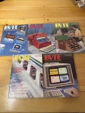Lot of 5 1983 BYTE Magazine Vintage Computer Volume 8 No 6 7 8 9 12