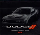 2019 MY Dodge Challenger Charger 07 / 2018  brochure european very rare